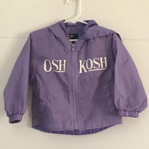 Purple OshKosh rain jacket